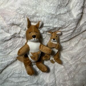 Kangaroo Plush Set Girl Scouts Product Sales Prize 90’s Vintage Unipak